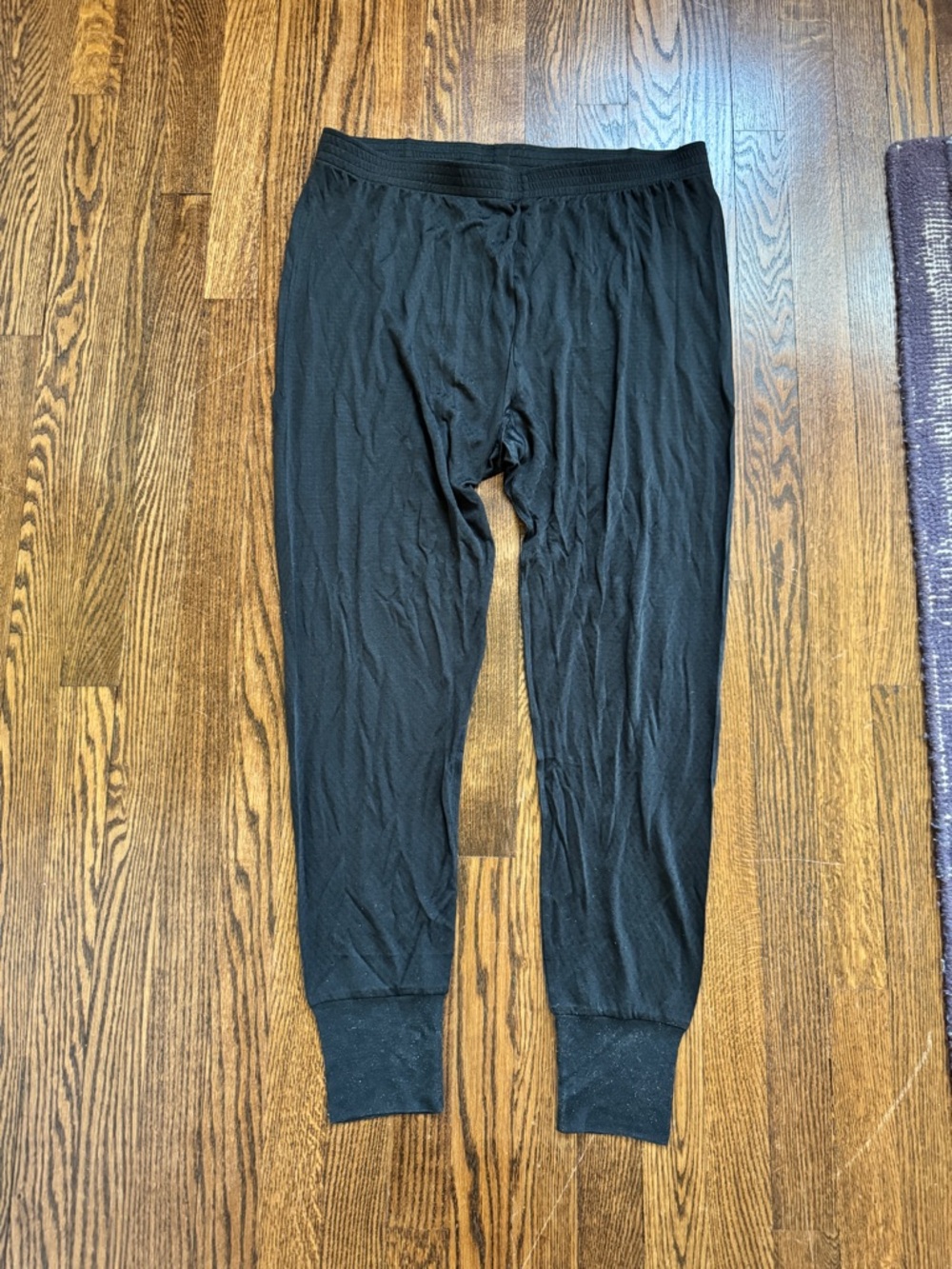 L.L. Bean Women's Black Silk Underwear Pants - XL